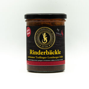 Rinderbäckle in Trollinger-Lembergersoße 400g