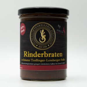 Rinderbraten in feinster Steilagen Trollinger-Lembersoße 400g