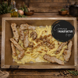 Käsespätzle mit Hähnchen TK