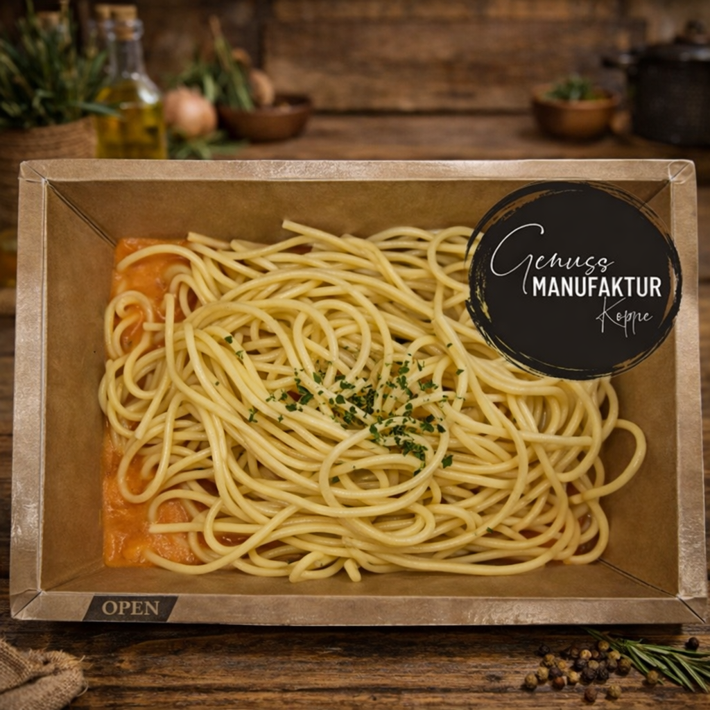 Spaghetti Tomaten-Rahmsoße TK