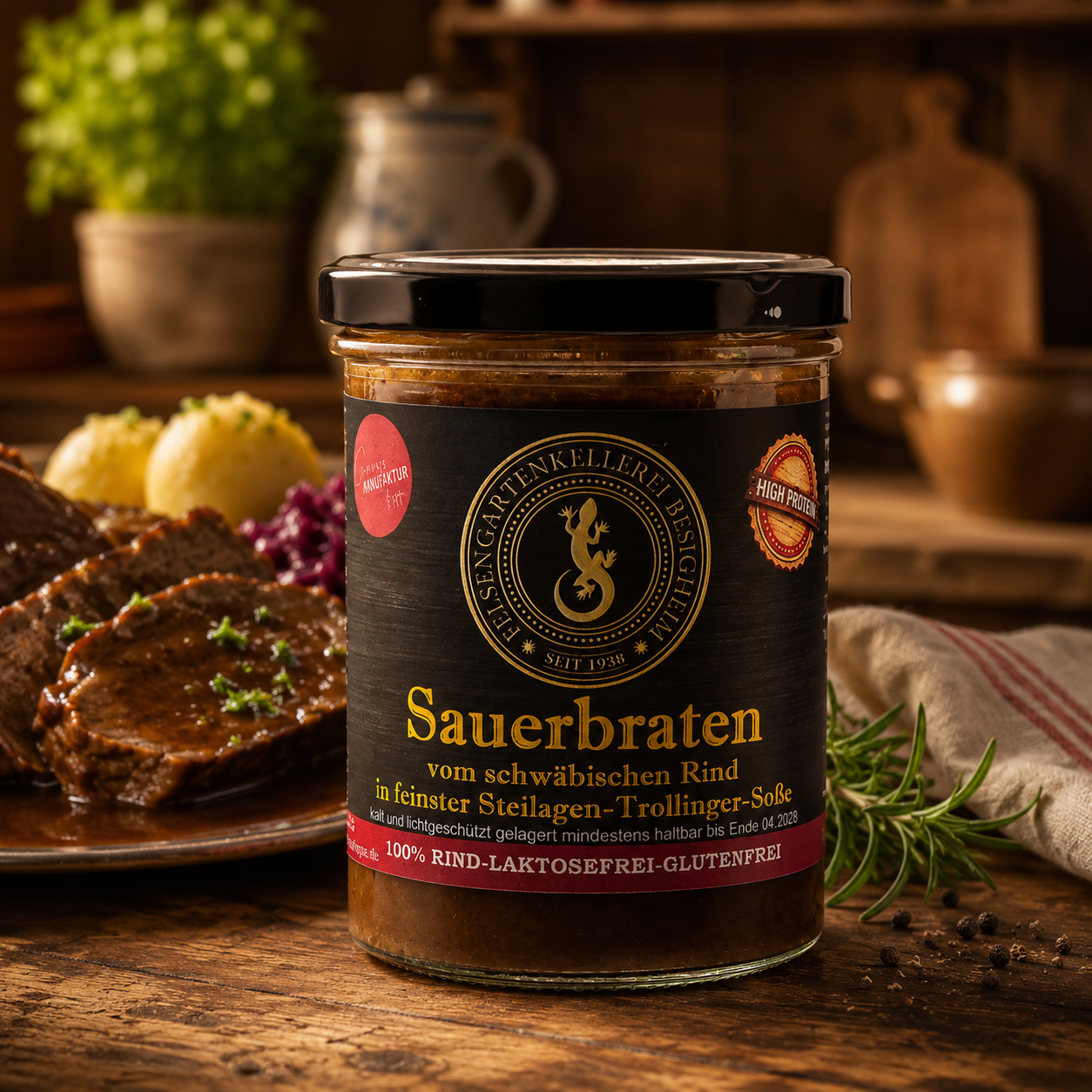 Sauerbraten in feinster Steilagen Trollingersoße