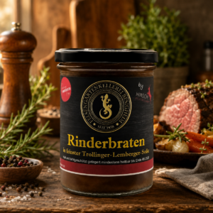 Rinderbraten in feinster Steilagen Trollinger-Lembersoße
