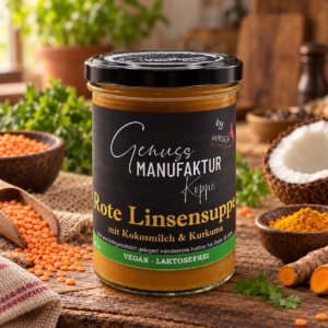 Rote Linsen Kokossuppe